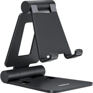 Fully Adjustable Foldable Desktop Phone Holder Cradle Dock Compatible with Phone