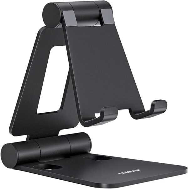 Fully Adjustable Foldable Desktop Phone Holder Cradle Dock Compatible with Phone